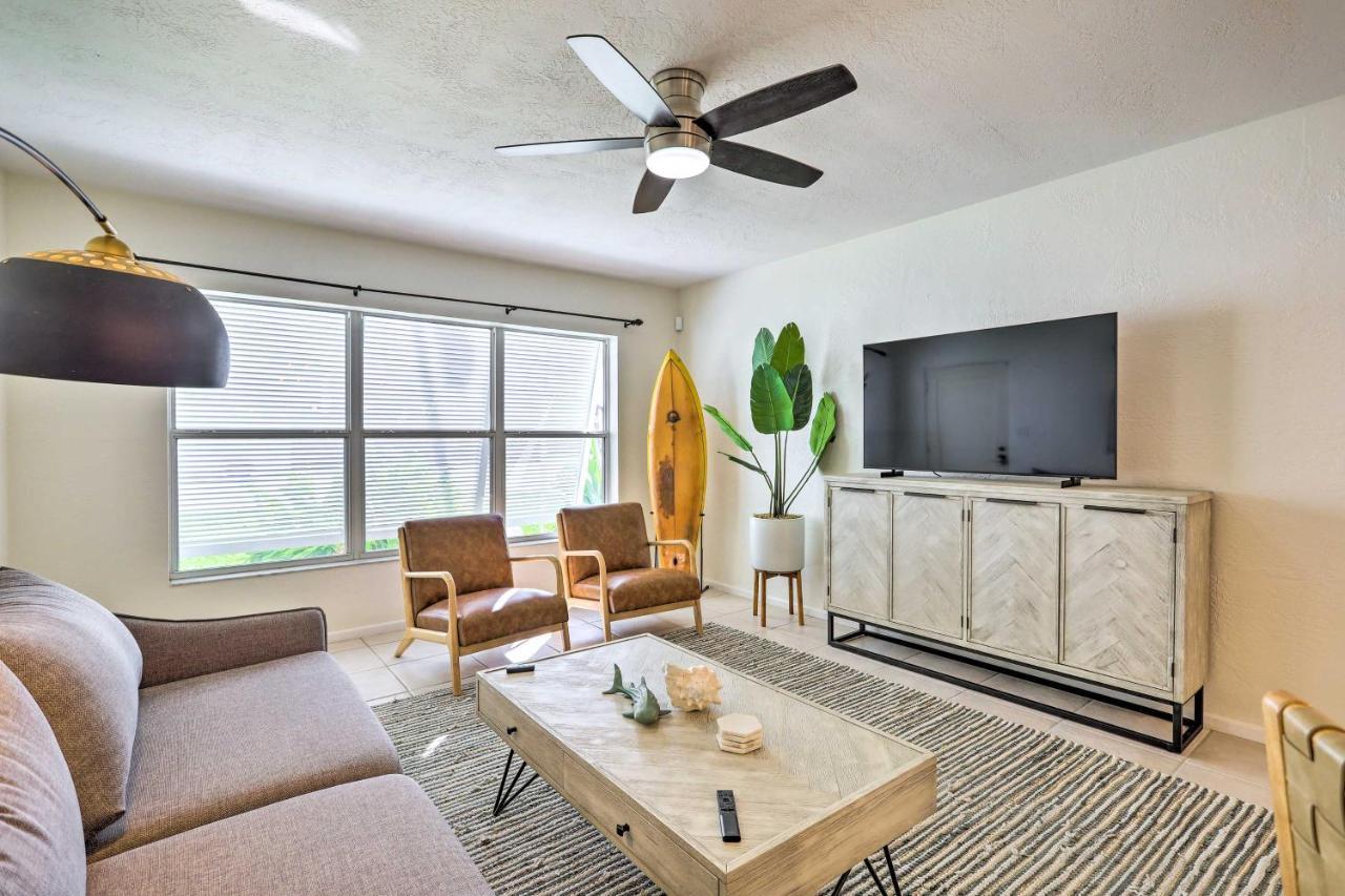 Cute And Cozy Florida Duplex Walk To Beaches! Cocoa Beach Eksteriør billede