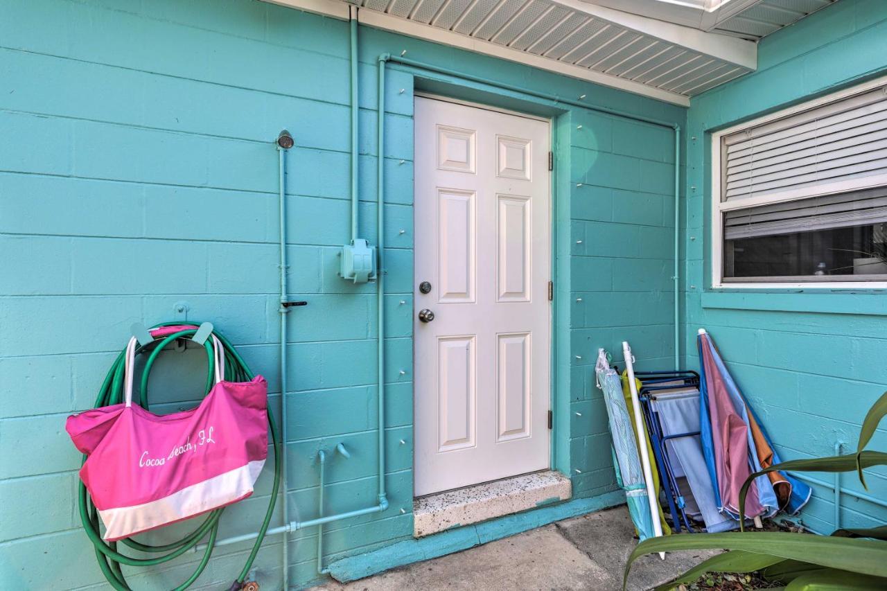 Cute And Cozy Florida Duplex Walk To Beaches! Cocoa Beach Eksteriør billede